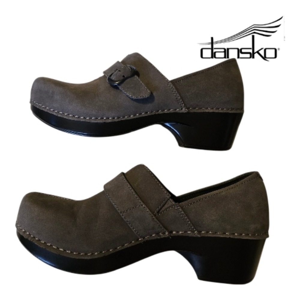 DANSKO Tamara Clogs Charcoal Gray Size 36 (5.5-6) - Picture 1 of 9